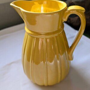 Bright Yellow Vintage Stangl 6.5" Pitcher 1388 L Mid Century Mint Condition RARE